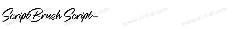 ScriptBrush Script字体转换